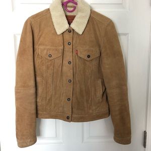 levi’s sherpa canvas jacket